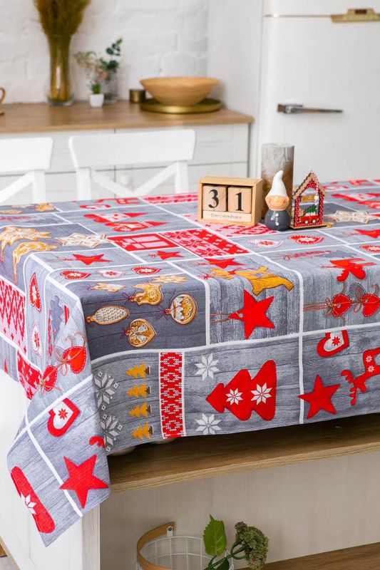 Скатертина на стіл "Новорічна" 